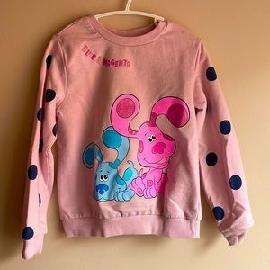 Blues Clues 5T sweat shirt Blue and Magenta